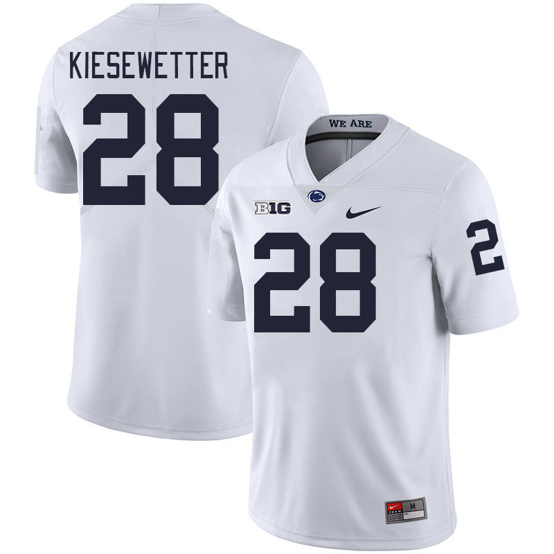 Men #28 Karson Kiesewetter Penn State Nittany Lions College Football Jerseys Stitched-White